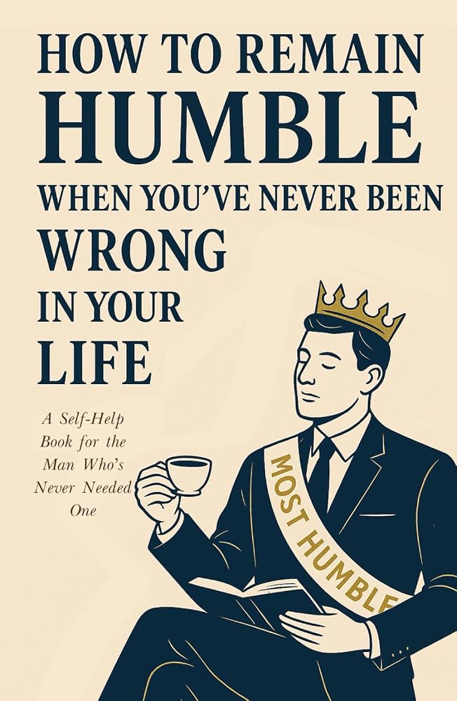 How To Remain Humble When You’ve Never Been Wrong In Your Life: A Self-Help Book for the Man Who’s Never Needed One cover image